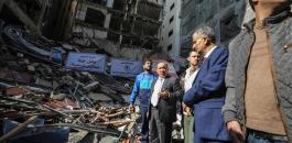 اعادة بناء االمنازل المدمرة في غزة 