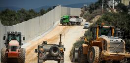 بناء الجدار العازل بين اسرائيل ولبنان 