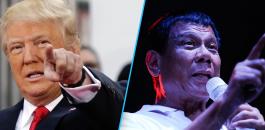 رئيس الفلبين وترامب 