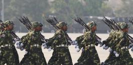 تدريبات جيش ميانمار 