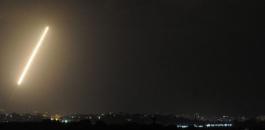 سقوط صاروخ أطلق من غزة 