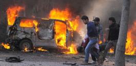 مقتل مدنيين سورييين بتفجير سيارة مفخخة بالقامشلي 