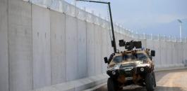 جدار فاصل بين تركيا وسوريا 