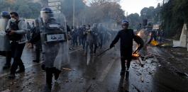 مصابين في احتجاجات الجزائر 