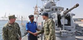 تدريبات بحرية قطرية بريطانية 