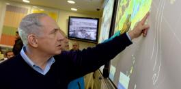 Israeli-prime-minister-Benjamin-Netanyahu-seen-at-the-situation-room-of-the-Jerusalem-municipality-in-Jerusalem