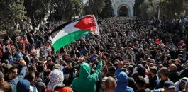 خروج مسيرات في الضفة وغزة 
