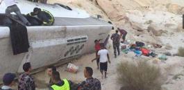 6 وفيات و38 إصابة بحادث مروع لحافلة معتمرين في الأردن
