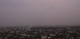 إطلاق صواريخ من غزة