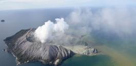 ثوران بركان في نيوزيلندا 