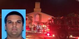 امريكي حرق مسجد 
