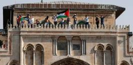 رفع العلم الفلسطيني في المسجد الأقصى