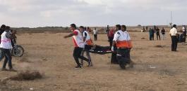 اصابة فلسطينيين في مسيرات العودة 