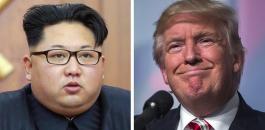 ترامب والزعيم الكوري الشمالي 