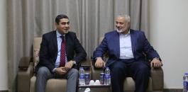 اجتماع حماس مع الوفد الامني المصري 