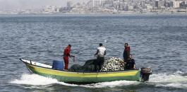 مساحة الصيد في غزة 