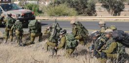 تدريبات عسكرية للجيش الاسرائيلي في الاغوار 