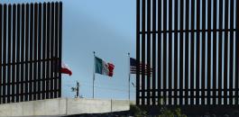 الجدار بين اميركا والمكسيك 