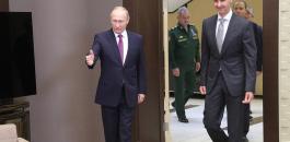 بوتين وبشار الأسد 