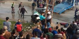 مصرع مواطنين من نابلس في حادث سير مروع بسلفيت 