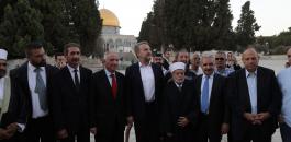 رئيس البوسنة والهرسك يزور القدس ويصلي في المسجد الأقصى 