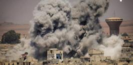قصف النظام السوري لمخيم اليرموك 