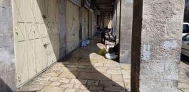 إضراب بالقدس ومصلون يواصلون اعتصامهم عند أبواب الأقصى