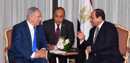 نتنياهو التقى بالرئيس المصري السيسي 