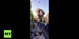 لحظة قصف مقر الرئاسة في أنقرة 