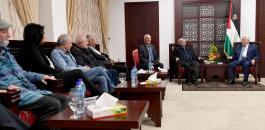 الرئيس يلتقي بوفد منتدى الزيتونة الاسرائيلي في رام الله 