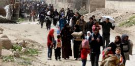 خروج مدنيين من الغوطة الشرقية 