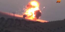 تدمير دبابة تركية في عفرين السورية 