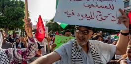 مظاهرات بتونس ضد اغلاق المسجد الأقصى 