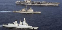 مدمرة امريكية تتحرش في سفينة عسكرية روسية في بحر العرب 