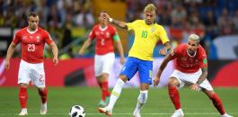 سويسرا تحرج البرازيل وتخرج متعادلة بهدف لهدف
