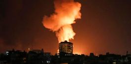 قصف اسرائيلي على غزة 