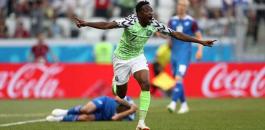  نيجيريا تنعش آمال الأرجنتين بفوزها بثنائية في أيسلندا