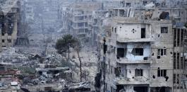 ازالة الركام من مخيم اليرموك في سوريا 