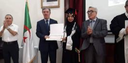 طالبة فلسطينية نحرز المركز الأول في الحقوق بالجزائر 
