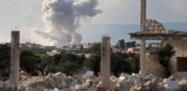 قصف على ادلب السورية 