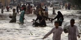 قتلى جراء الفيضانات في باكستان 