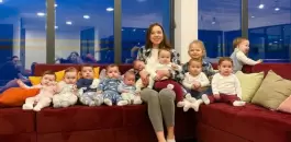 ام روسية تنجب 11 طفلا