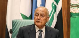 ابو الغيط والقضية الفلسطينية