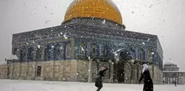 الثلوج في فلسطين