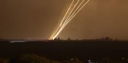 اطلاق صواريخ من قطاع غزة صوب اشكول