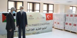 مساعدات تركية لفلسطين