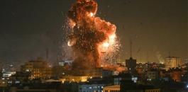 قصف اسرائيلي عىل غزة