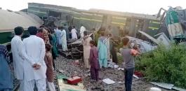 اصطدام قطارين في باكستان