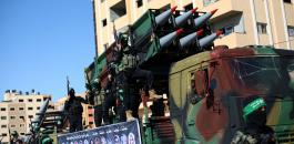 اطلاق صواريخ من قطاع غزة والمقاومة
