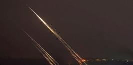 اطلاق صاروخ من قطاع غزة